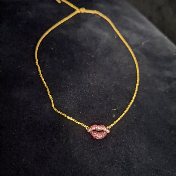 Kate Spade Lips Necklace